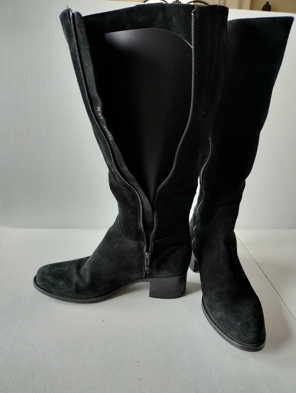 La Canadienne City Dry Jack Waterproof Black Suede Boots 8.5 Equestrian Riding